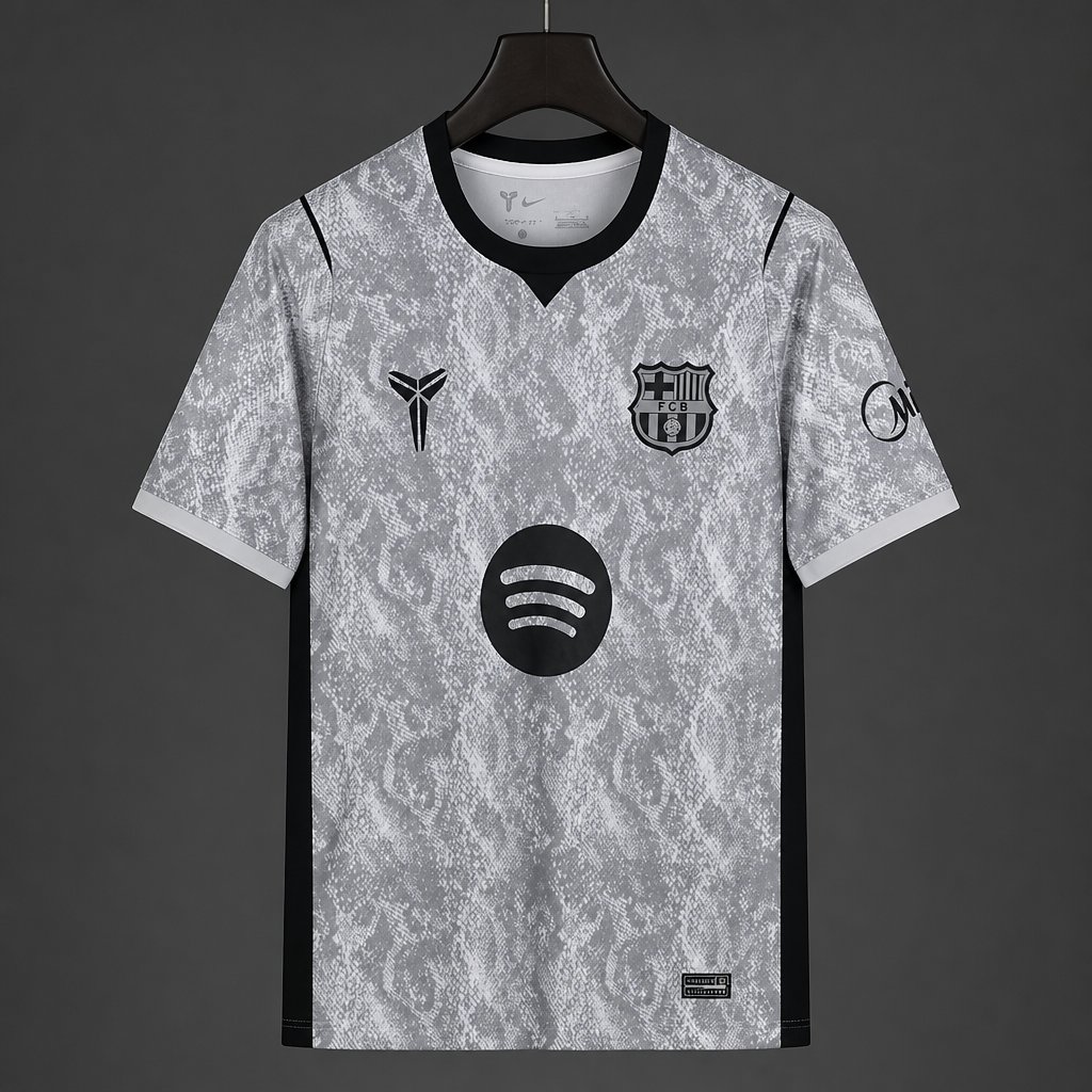 2026/27 Barcelona Grey Goalkeeper Jersey